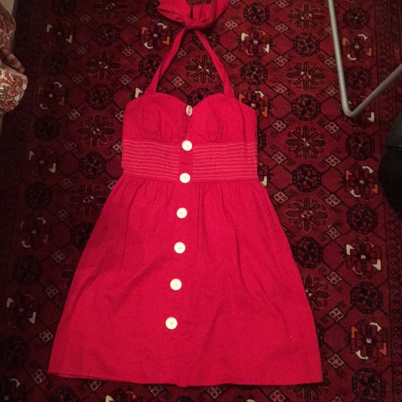 Ruby Rox Dresses & Skirts - Ruby Rox red halter dress sundress 5 , 3 for $9